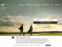 Tablet Screenshot of goldenresort.fi